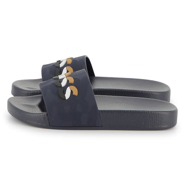 Sandalia o Chanclas Boss para niño y teen Marino logo tribanda